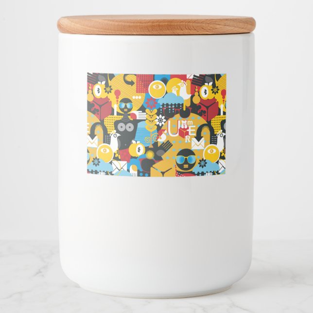 Etiqueta Para Comida Tiempo de verano (Anverso)