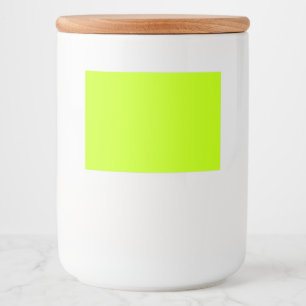 Etiqueta Para Comida Tilo amargo (color sólido)