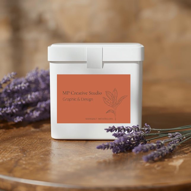 Etiqueta Para Comida Toskana Rustic Elegance (Subido por el creador)