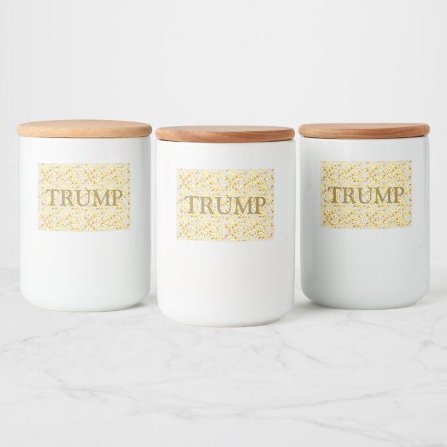 ETIQUETA PARA COMIDA TRUMP (Botellas)