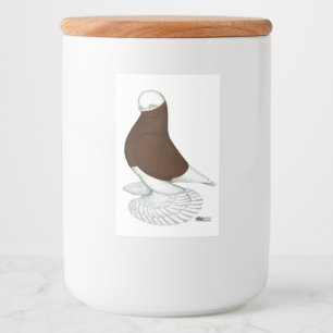 Etiqueta Para Comida Tumbler: Calvo Rojo Muffed