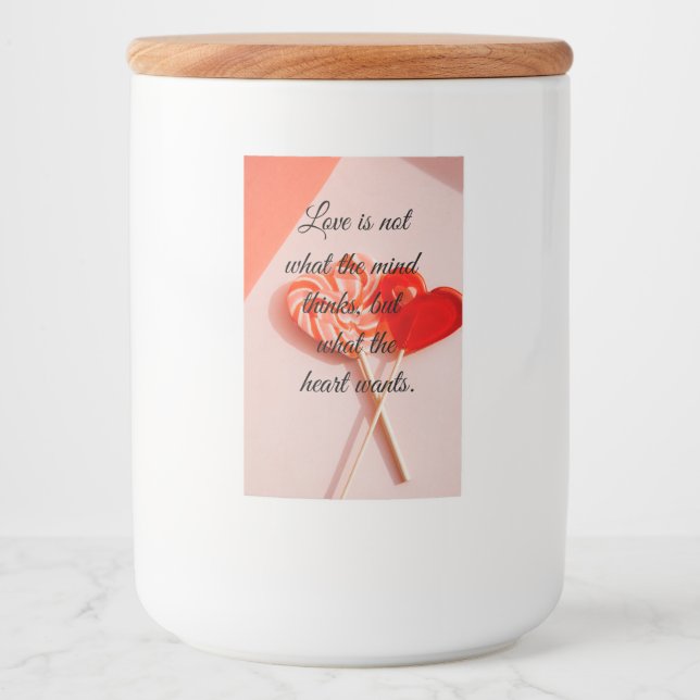 Etiqueta Para Comida Valentin (Anverso)