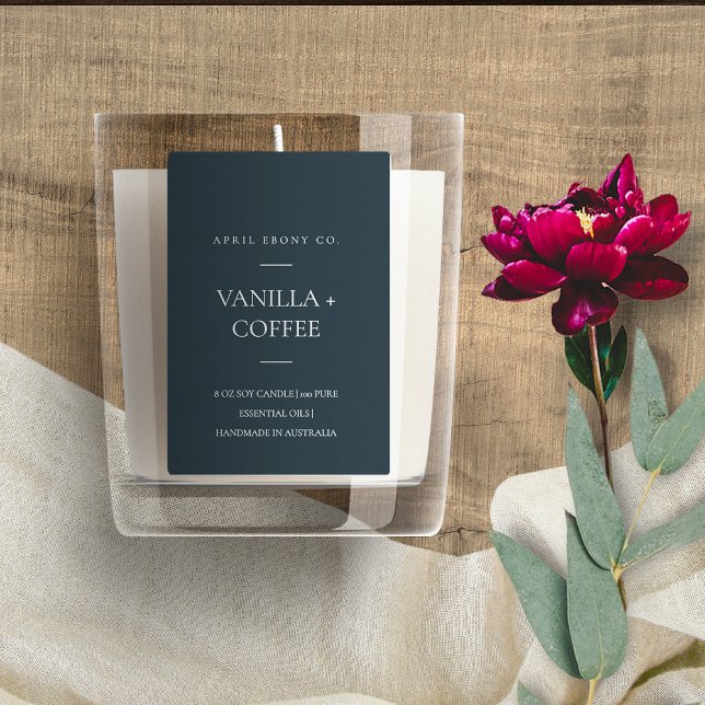 ETIQUETA PARA COMIDA VELOCIDAD SIMPLE AZUL OSCURO MÍNIMA MODERNA (Subido por el creador)