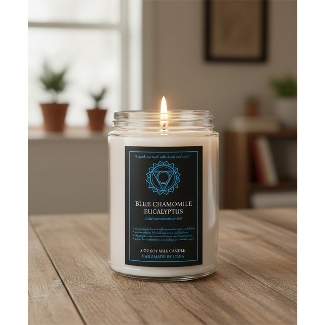 Etiqueta Para Comida Vishuddha Throat Chakra Candle Label (Subido por el creador)