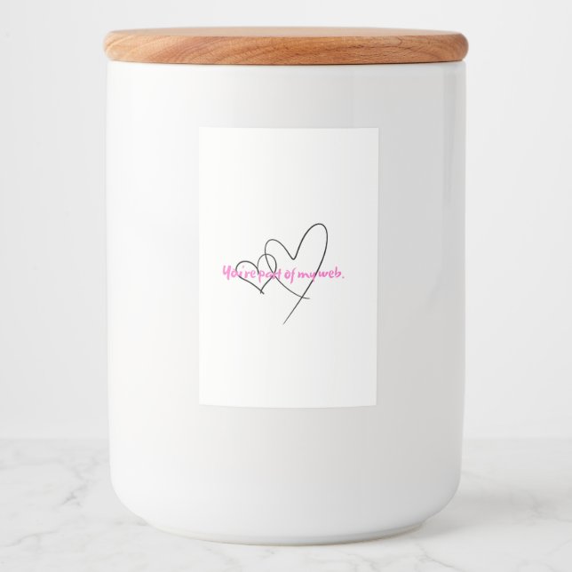 Etiqueta Para Comida Web Within – Art of Hidden Strength (Anverso)