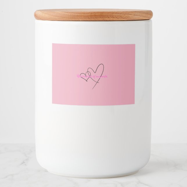 Etiqueta Para Comida Web Within – Art of Hidden Strength (Anverso)