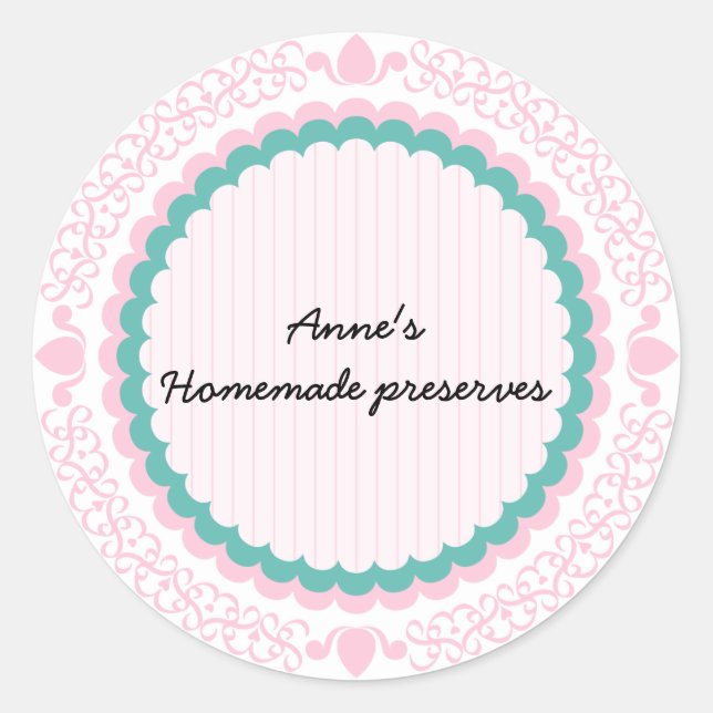 Etiqueta para conservas caseras (Anverso)