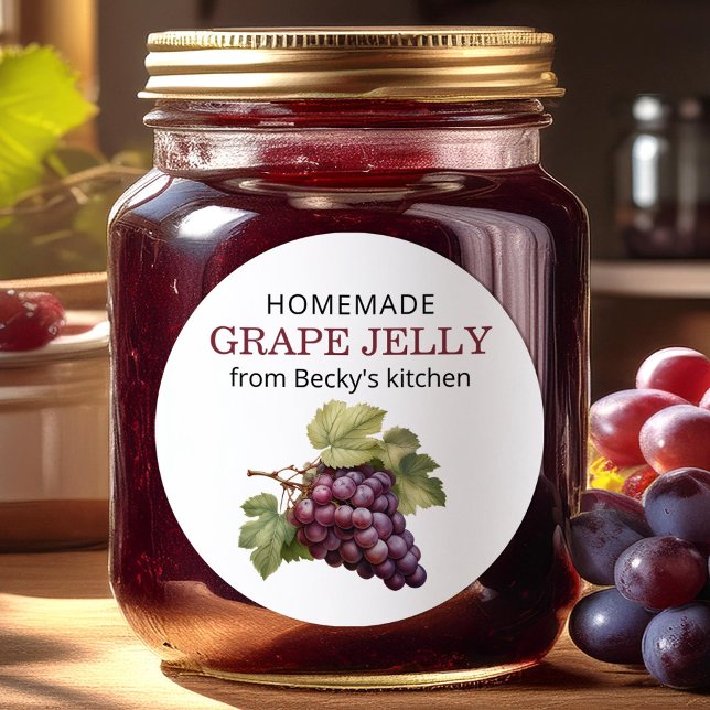 Etiqueta para conservas de jalea casera de uvas ro (Subido por el creador)