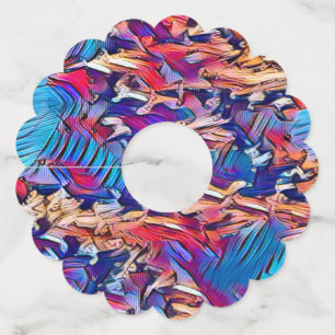 ETIQUETA PARA COPAS DE VINO AGUA DE TRANSPORTE