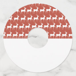 Etiqueta Para Copas De Vino Autumn owl and pumpkin wine glass label