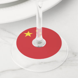 Etiqueta Para Copas De Vino Bandera de China