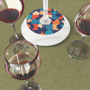 Etiqueta Para Copas De Vino Bauhaus Vintage
