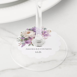 Etiqueta Para Copas De Vino Boda