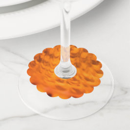 Etiqueta Para Copas De Vino Capa de agua de mar