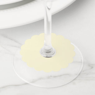 Etiqueta Para Copas De Vino Crema