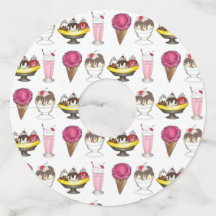 Crema de hielo social Sundae Milkshake Banana Spli