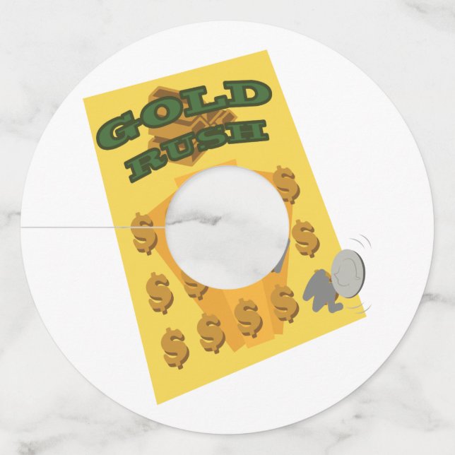 Etiqueta Para Copas De Vino Descartar (Anverso)