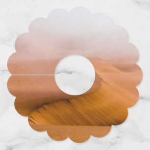 Etiqueta Para Copas De Vino Desierto de Foggy Namib