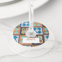 Diseño de mosaicos cerámicos de colores