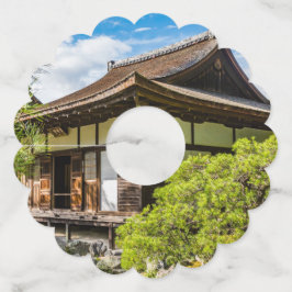 Etiqueta Para Copas De Vino El hondo o salón principal en Ginkaku-Ji, Kioto