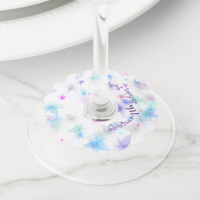 Etiqueta Para Copas De Vino Feliz cumpleaños 01 (Detalle)