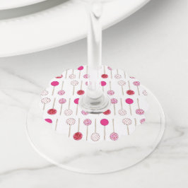 Etiqueta Para Copas De Vino Feliz cumpleaños Fiesta de copas de pasteles con h