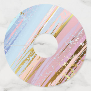 Etiqueta Para Copas De Vino Fondo rosa texturizado