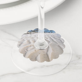 Etiqueta Para Copas De Vino Marea baja