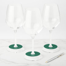 Minimalista negrita texto personalizado verde