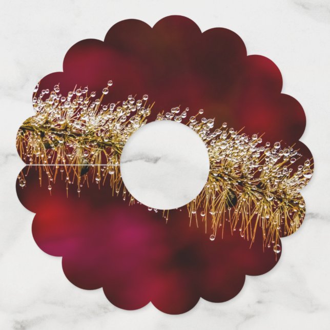 Etiqueta Para Copas De Vino Morning Dew (Reverso)