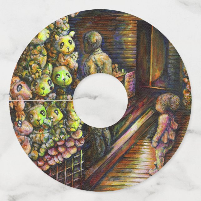 Etiqueta Para Copas De Vino Norte del Circo (Anverso)