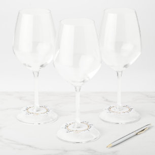 Etiqueta Para Copas De Vino Nuestro feliz siempre