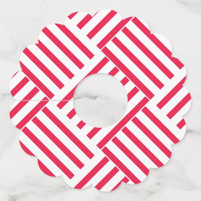 Etiqueta Para Copas De Vino Nuevo punto (Anverso)