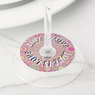 Etiqueta Para Copas De Vino Orgullo Love Is Love