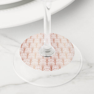 Etiqueta Para Copas De Vino Ornamentos de lujo 13