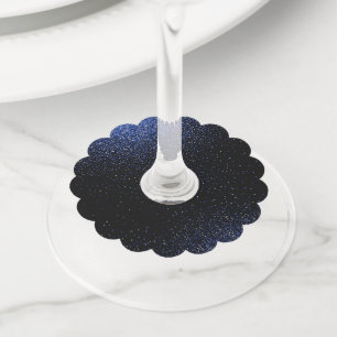 Etiqueta Para Copas De Vino Patrón de degradado de brillo 4