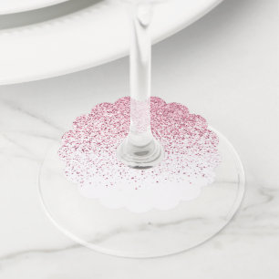 Etiqueta Para Copas De Vino Patrón de gradiente de brillo 2