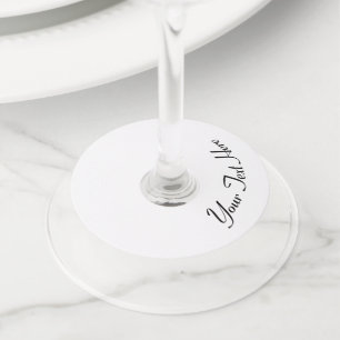 Etiqueta Para Copas De Vino Personalízalo!