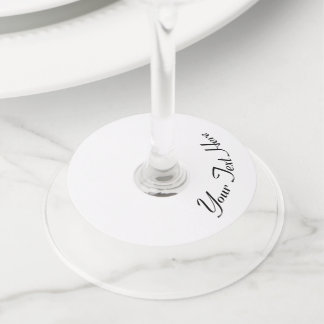 Etiqueta Para Copas De Vino Personalízalo!