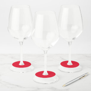 Etiqueta Para Copas De Vino Red de navidades