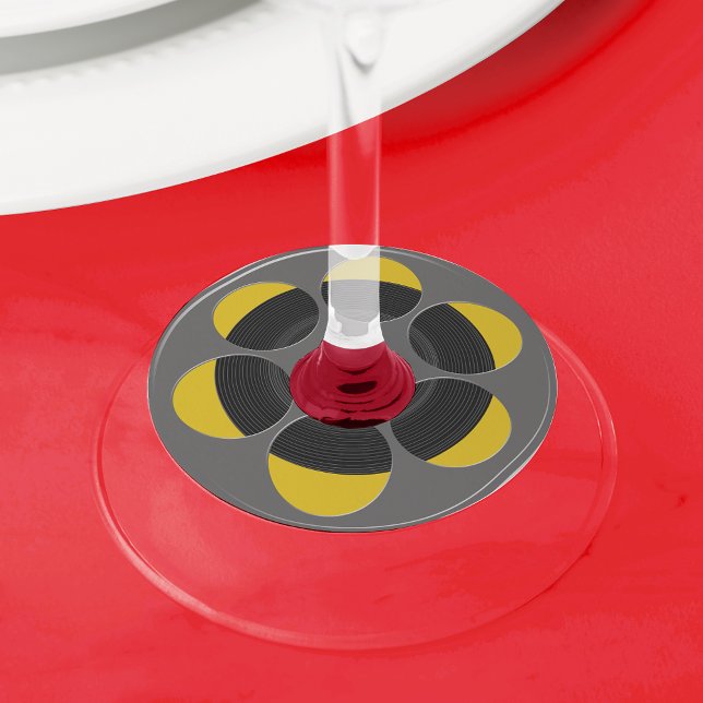 Etiqueta Para Copas De Vino Redondo de película (Subido por el creador)