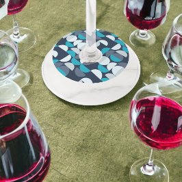 Etiqueta Para Copas De Vino Retro mínimo