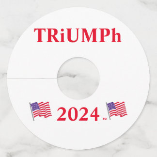 Etiqueta Para Copas De Vino SALUD! ¡Al MEJOR POTUS de la historia!