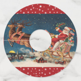 Etiqueta Para Copas De Vino Santa Patriótica