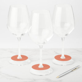 Etiqueta Para Copas De Vino Siena Quemada