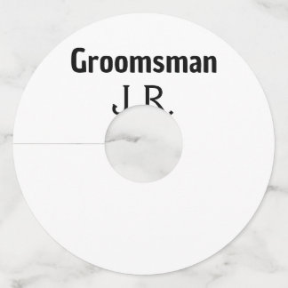Etiqueta Para Copas De Vino SIMPLE MINIMAL añada tu nombre personalizado groom