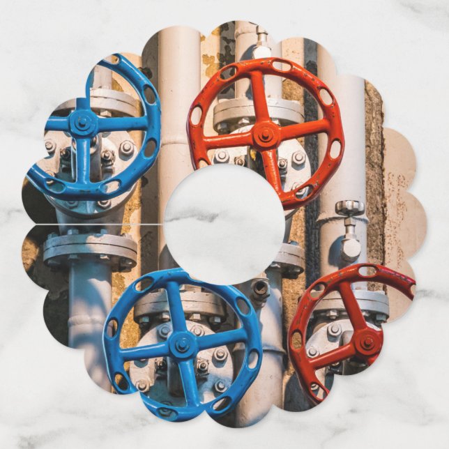 Etiqueta Para Copas De Vino Stopcock en Schiffbau, Zúrich (Reverso)