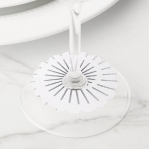 Etiqueta Para Copas De Vino Sunshine 4