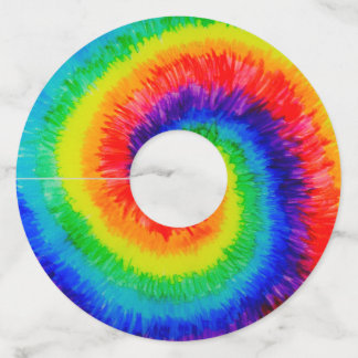 Etiqueta Para Copas De Vino Tinta de tinta de tinte de arcoiris para alcohol