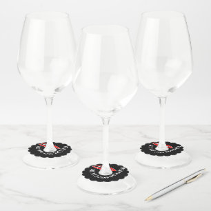 Etiqueta Para Copas De Vino Tomar el camino menos seguido